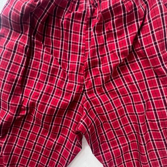 Coca-Cola Coke Adult Pajama Pants Red Plaid Straight Leg Novelty‎ Logo Sz Small - Picture 8 of 12